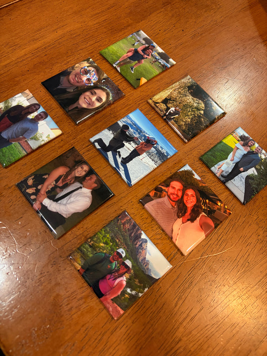 2x2 Custom Photo Magnet - Bundle of 9