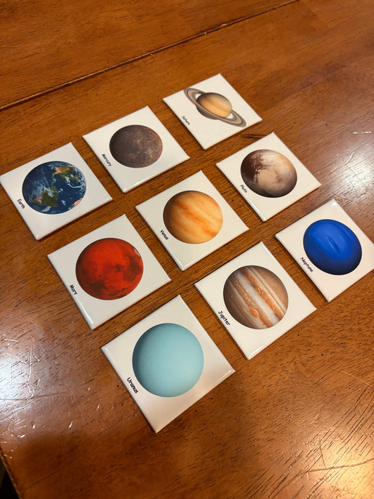 2x2 Photo Magnet - Planets Set